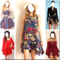 Women Mini Dress Photo Suit