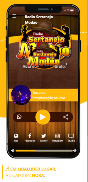 Radio Sertanejo Modao Screenshot 2