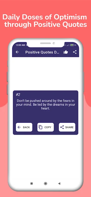 Inspire Me: positive quotes Screenshot 2