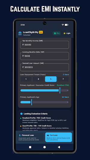Loan Eligibility Calculator Screenshot 3