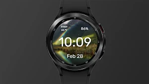 Rainbow in forest - Watch Face Screenshot 0