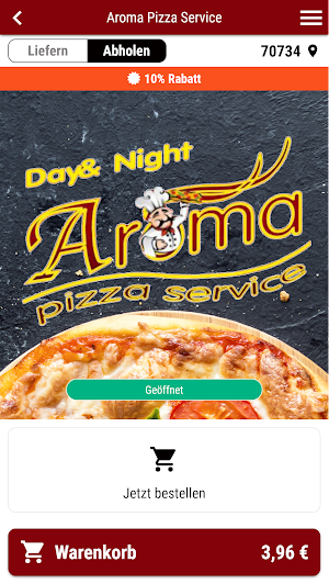 Aroma Pizza Service Screenshot 0