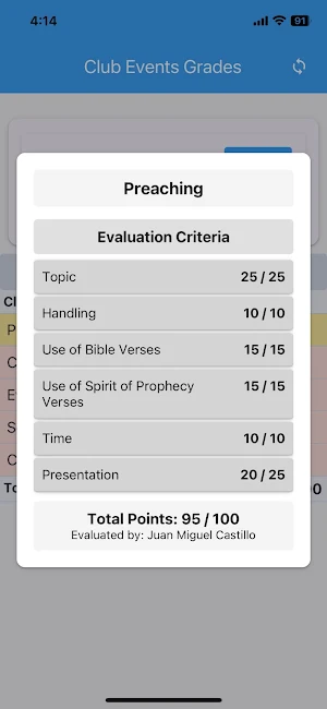 eClub App Screenshot 3
