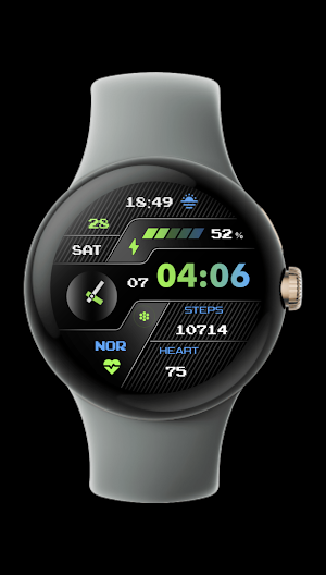 Oled - Digital v4 | watch face Screenshot 1
