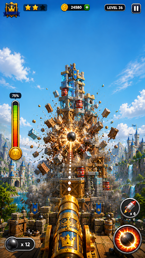 Royal Smash Knockdown: Cannon Screenshot 1