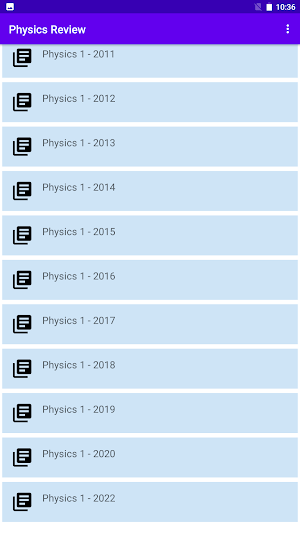Physics Review O Level Screenshot 1