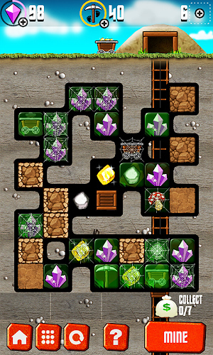 Gold Mine: Match-3 puzzle Screenshot 2