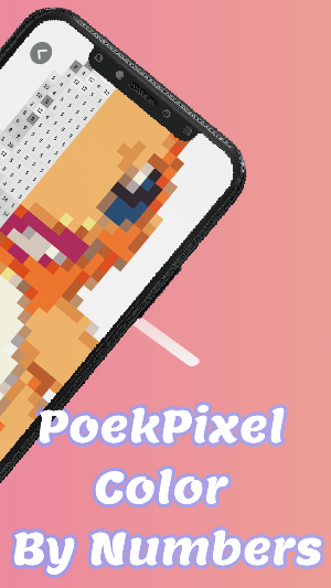 Pokepixel Color By Number -Poke Coloring Pixel Art Screenshot 1