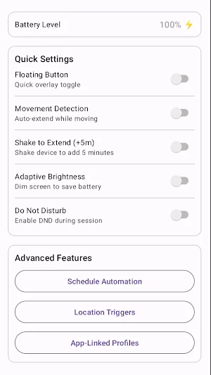 Screen Timeout Extender Screenshot 3