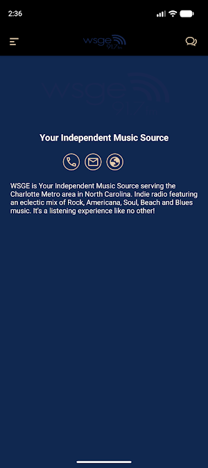WSGE Listen Live Screenshot 1
