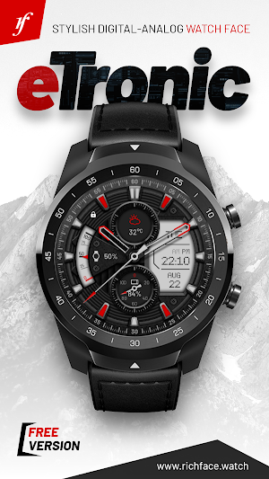 eTronic  Watch Face Screenshot 1