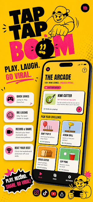 Tap Tap Boom: Camera Games Screenshot 0