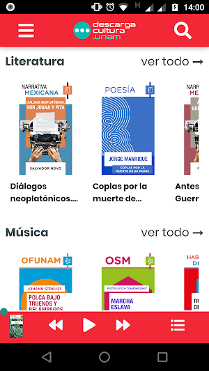 Descarga Cultura.UNAM Screenshot 0