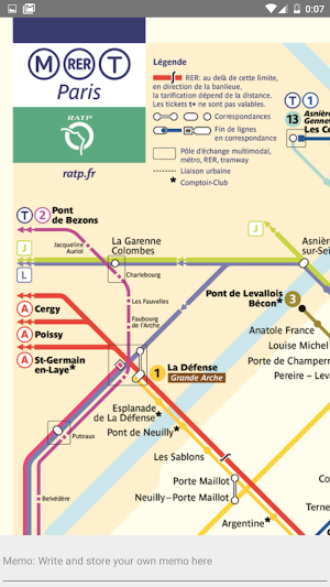 PARIS METRO MAP RATP AIRPORT ACCESS Screenshot 1