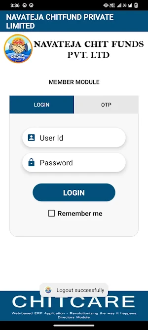 NavaTheja Chits Member Module Screenshot 0