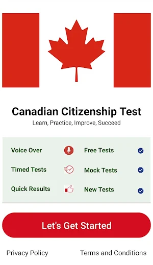 Canadian Citizenship Test 2025 Screenshot 0