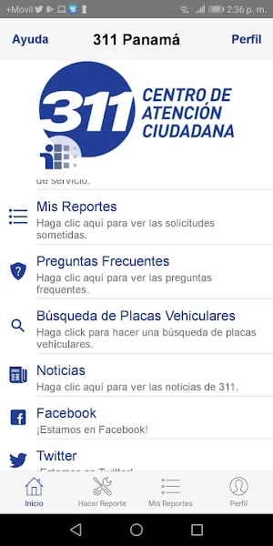 311 Panamá Screenshot 0