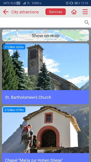 Saas-Fee map offline guide tourist navigation Screenshot 3