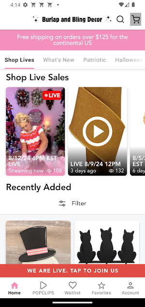 Burlap & Bling Decor Screenshot 0