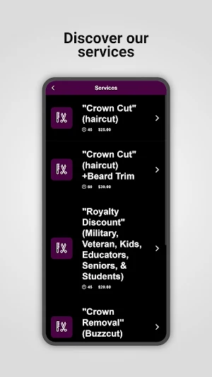 Be Crowned Cuts Hair Studio Screenshot 1