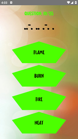 Murbinn9999 morse word quiz Screenshot 1