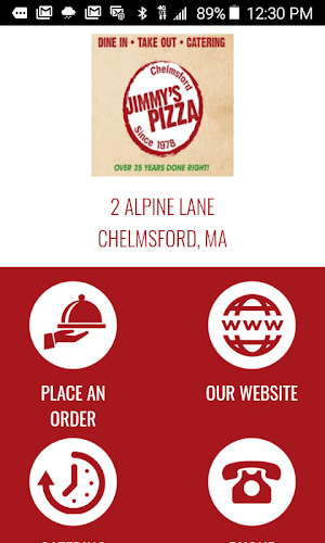 Jimmy's Pizza Chelmsford Screenshot 0
