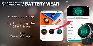 Battery Wear Watch Face Screenshot 2