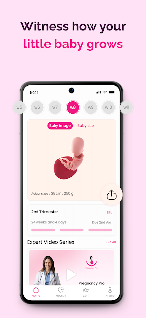 Luna: Pregnancy Health Tracker Screenshot 2