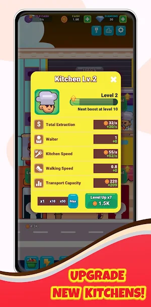 Restaurant Tycoon - Idle Game Screenshot 2