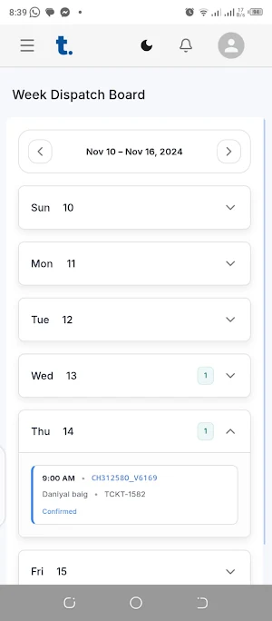 TechApp Field Screenshot 1