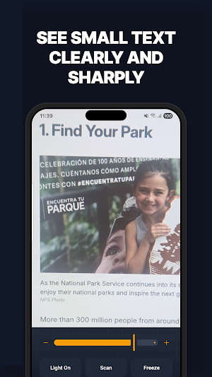 Magnifier: AI Text Reader Zoom Screenshot 1