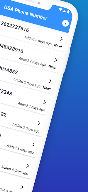 USA Phone Number Screenshot 1