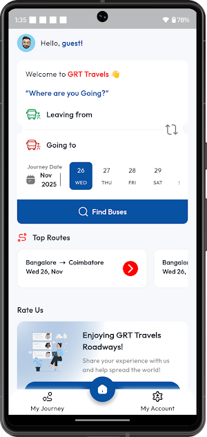 GRT Travels Screenshot 1