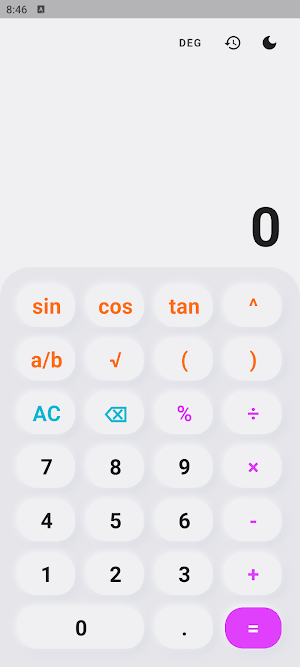 Awesome Calculator Screenshot 1