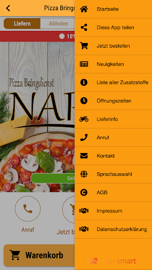 Pizza Bringdienst Napoli Screenshot 2