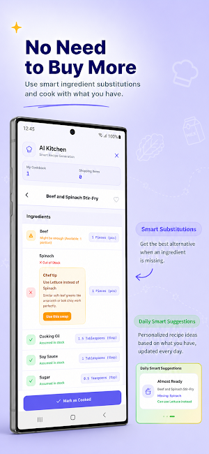 FridgeCue: AI Fridge Recipes Screenshot 2