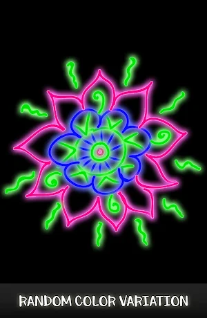 Doodle Spin - Glow Art Spiral Pattern Maker 2021 Screenshot 1