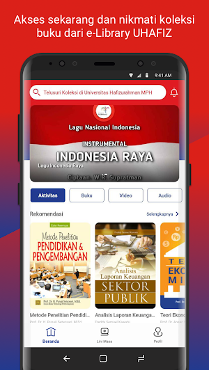 e-Library UHAFIZ Screenshot 1