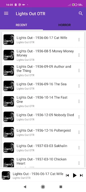 Lights Out - Old Time Radio Screenshot 2