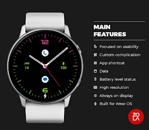Green Pink Style Watch Face Screenshot 1