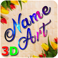3D Name Art Photo Editor, Text