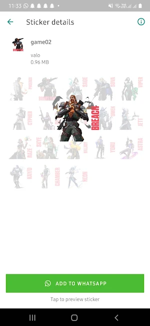 games stickers Screenshot 2