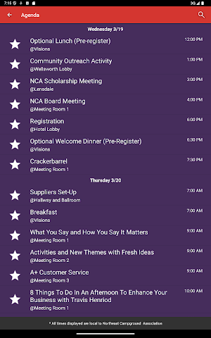 Northeast Campground Assoc Screenshot 3