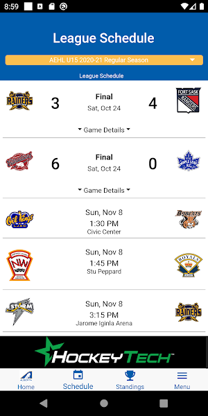 Hockey Alberta Screenshot 2