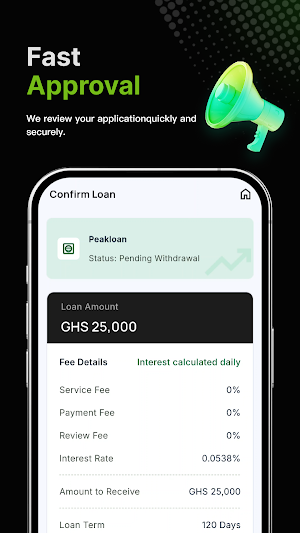 Peak Loan Screenshot 2