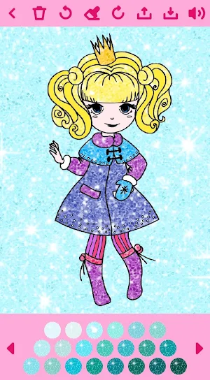 Princess Coloring Book offline Screenshot 2