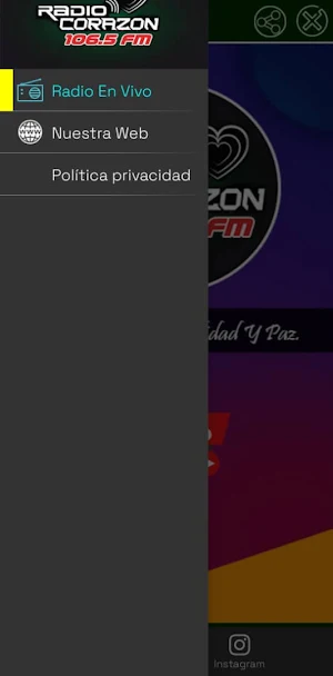 Corazón 106.5 FM Screenshot 2