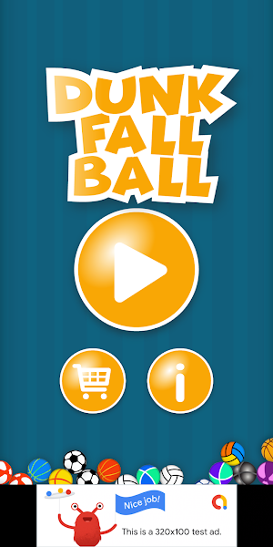 Dunk Fall Ball Screenshot 0