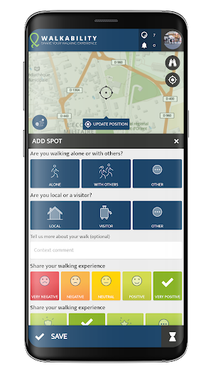 Walkability Screenshot 1
