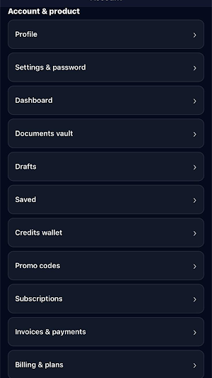 Tripnovac Visa Screenshot 2